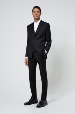 HUGO - Extra-slim-fit three-piece suit 