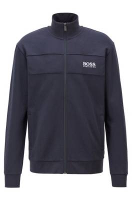 Veste zippée en coton mélangé léger