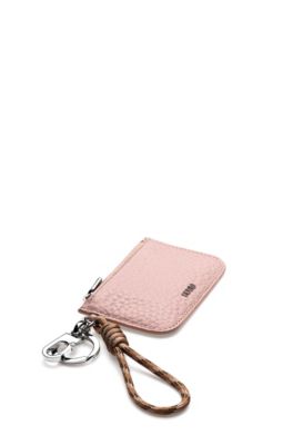 hugo boss key holder pink