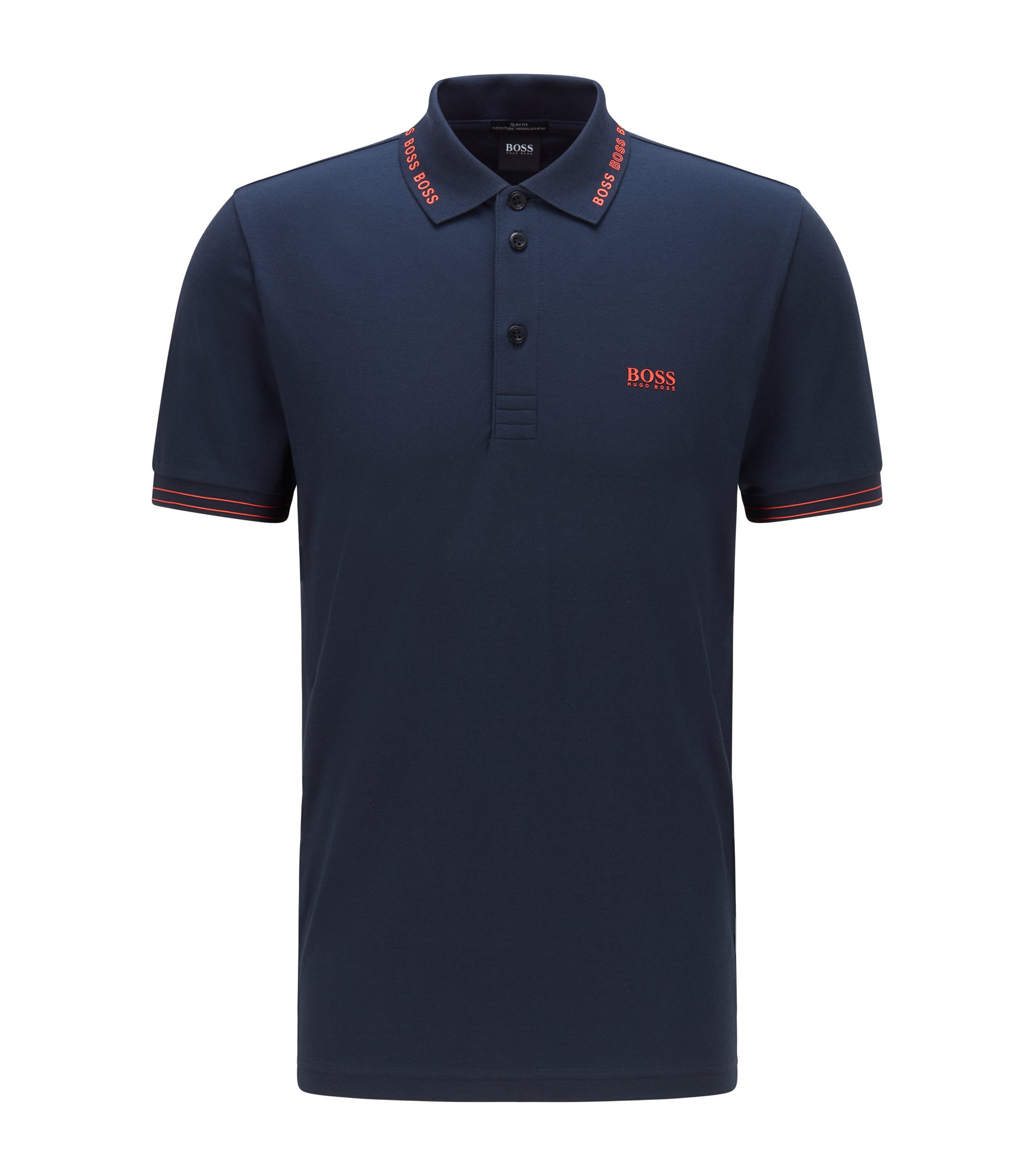 Hugo Boss Navy Blue And Grey Polo Shirt Comes with tags Genuine