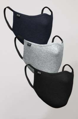 Lot de trois masques en coton