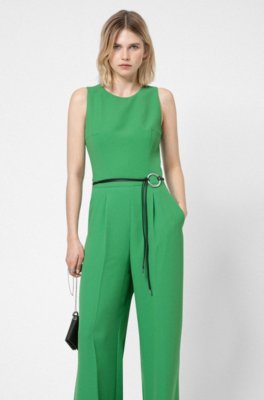 HUGO - Ärmelloser Jumpsuit mit Cut-Out hinten