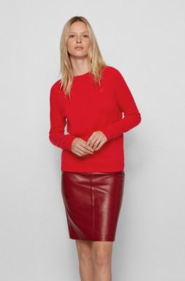 womens pink hugo boss jumper