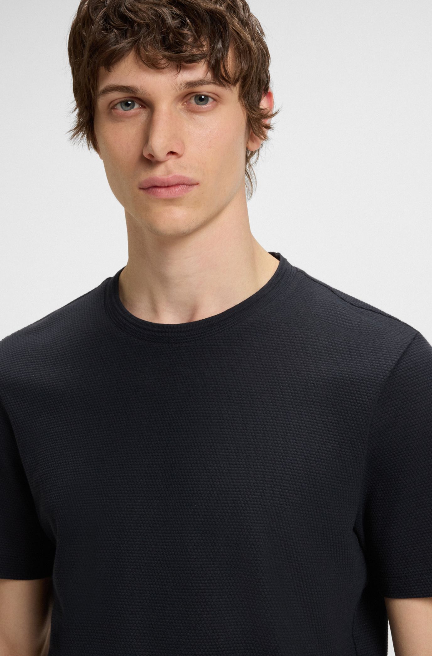 HUGO BOSS｜ (T SHIRT TIBURT (50495742-404)) 楽天市場】HUGO BOSS ヒューゴボス Tシャツ BLACK 50495742