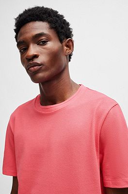 Pink hugo clearance boss t shirt