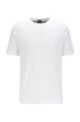 T-shirt Slim Fit avec logo artistique au dos, Blanc
