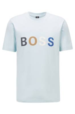 T-shirt en jersey de coton à logo multicolore