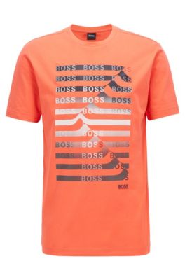 hugo boss polyester t shirt