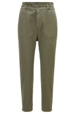 Chino court en coton stretch