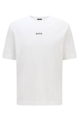 T-shirt Relaxed Fit en coton lisse avec logo