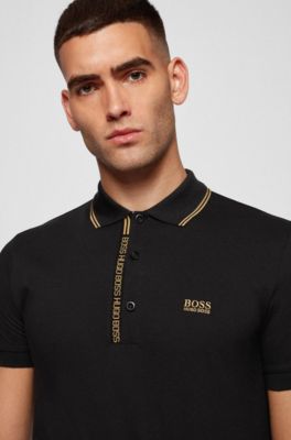 BOSS - Slim-fit polo shirt in cotton 