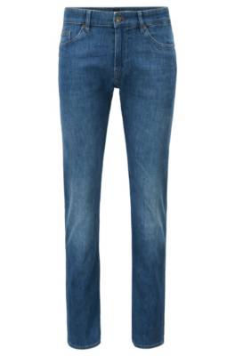 Jean Slim Fit en denim italien bleu
