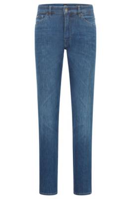 Jean Regular Fit en denim stretch italien léger