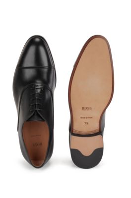 hugo boss leather loafers