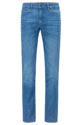Jean Slim Fit en denim italien, à teneur en coton biologique