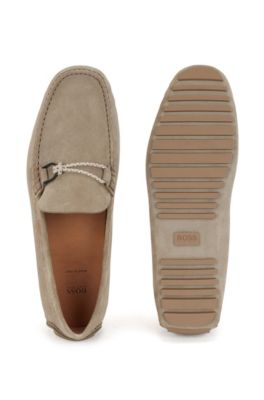 hugo boss leather loafers