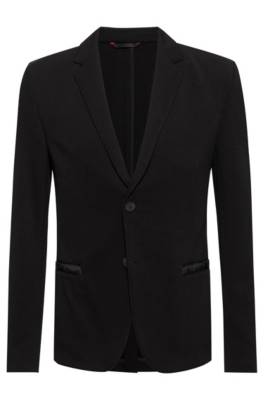 Veste Extra Slim Fit avec détails contrastants ton sur ton