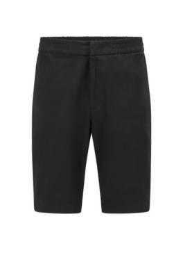 Short Slim Fit en twill de coton bi-stretch mélangé