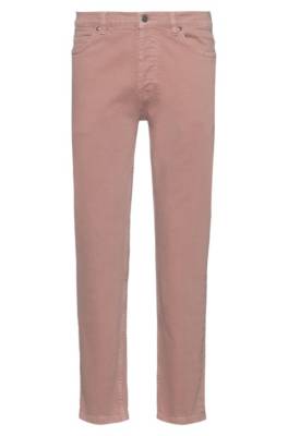 Jean Tapered Fit en denim stretch, à teneur en coton biologique
