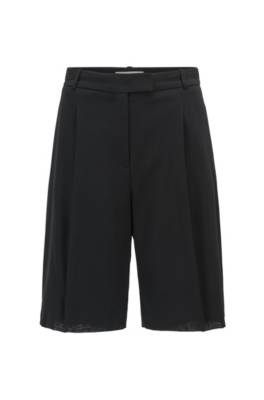 Short large Regular Fit en laine vierge