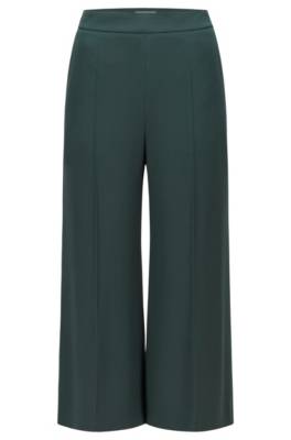 Pantalon large Relaxed Fit en crêpe effet froissé