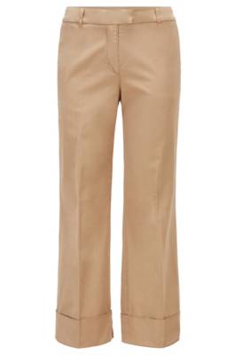 Chino large Regular Fit en coton biologique stretch