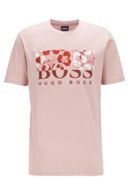 T-shirt Regular Fit en jersey de coton avec logo artistique
