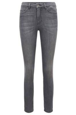 Jean Skinny Fit en denim stretch gris