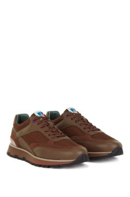 hugo boss shoes brown leather