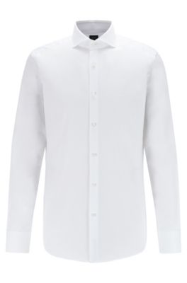 boss white dress shirt