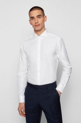 boss white shirt