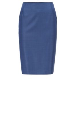business casual white pencil skirt