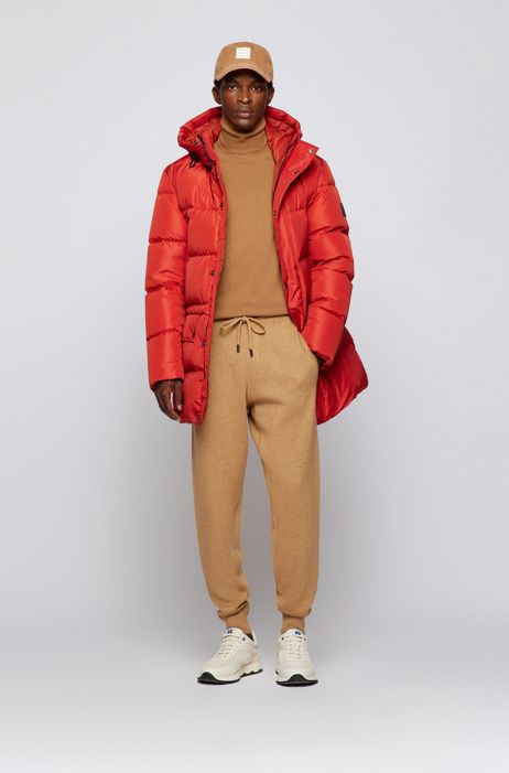 Boss Down Filled Parka Jacket With, What Is A Down Filled Coat