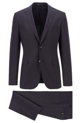 Extra-slim-fit suit in seersucker cloth