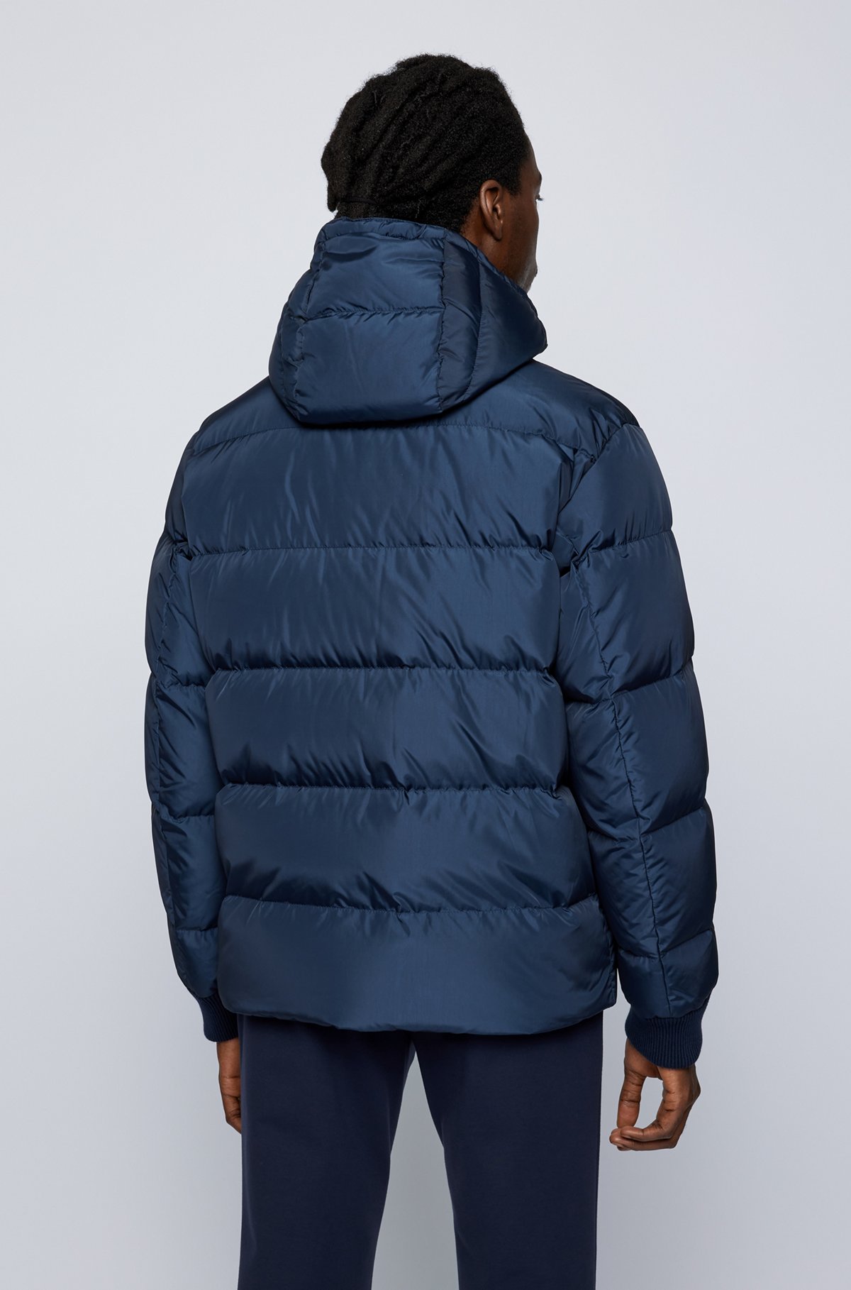 Uitrusting censuur Refrein BOSS - Regular-fit puffer jacket in water-repellent fabric