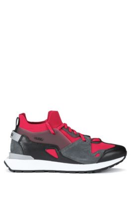 hugo boss red trainers