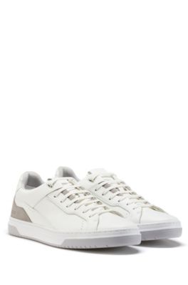 white boss shoes