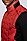 像素图案徽标装饰羽绒马甲,  611_Medium Red
