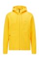 Mixed-structure hooded sweatshirt with zipped phone pocket, Light Yellow