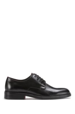 hugo boss grey suede shoes
