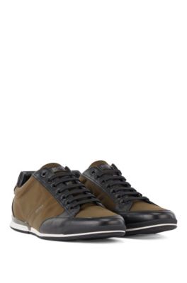 green hugo boss trainers