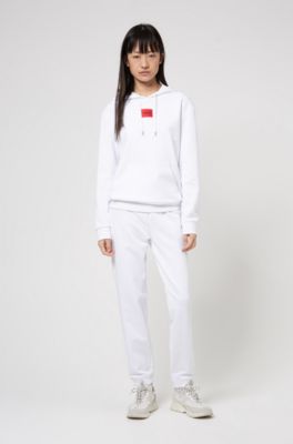 white hugo boss tracksuit