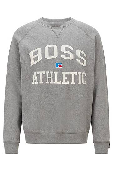 Sweat mixte Relaxed Fit en coton biologique à logo exclusif