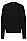 宣言徽标装饰大廓型圆领毛衣,  001_Black