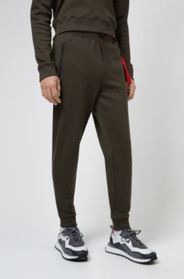 hugo boss khaki tracksuit