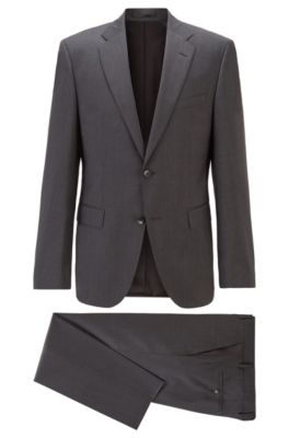 gray hugo boss suit