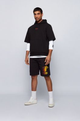 hugo boss short and shirt set