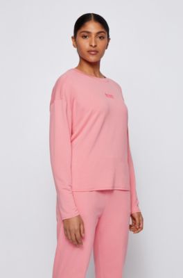 womens pink hugo boss jumper