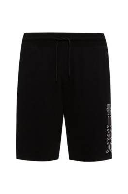 Short en coton biologique à logo revisité