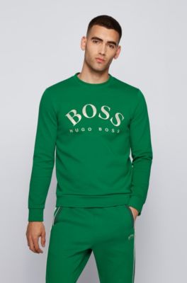 Men's Sweatshirts | Green | BOSS